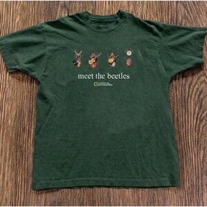 National Geographic green beetle cotton t-shirt #gildan #unisex